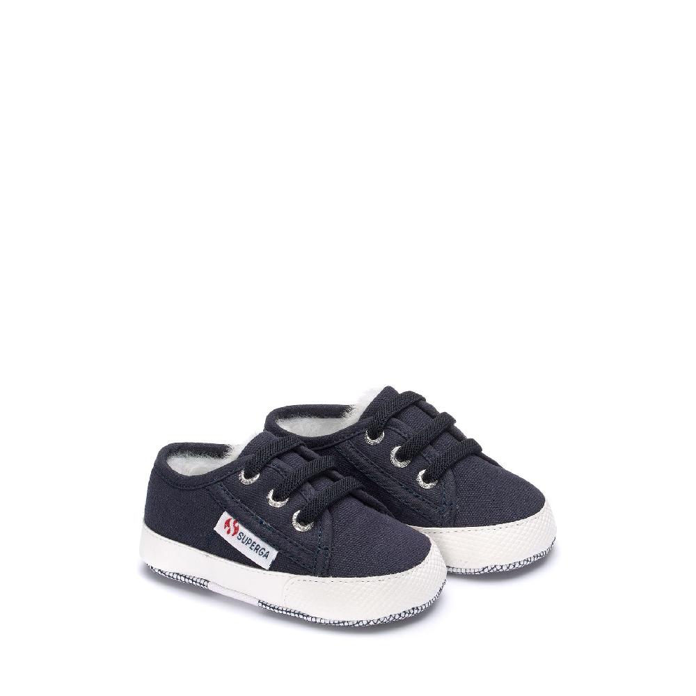 Superga 4006 BABY ECOFURBLUE DK Sottocosto