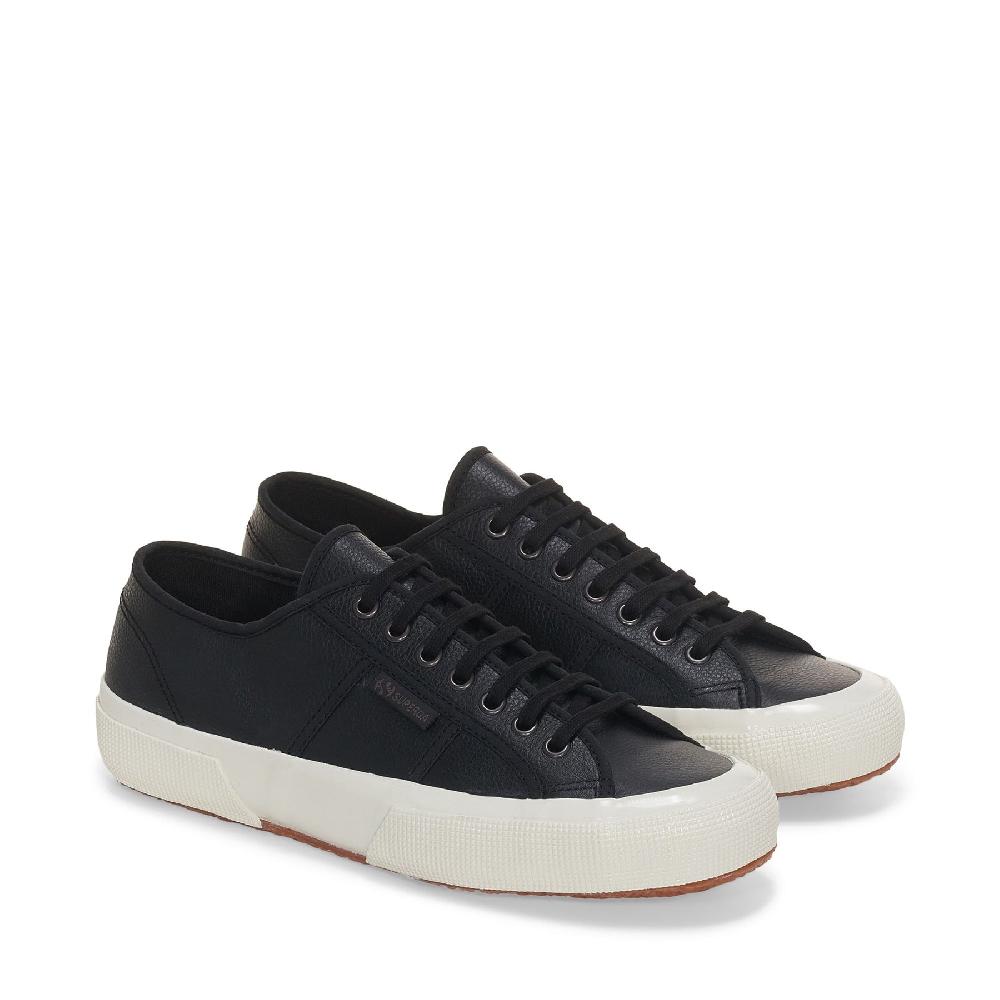 Superga 2750 OG LEATHERBLACK-F AVORIO-BLACK Only for today