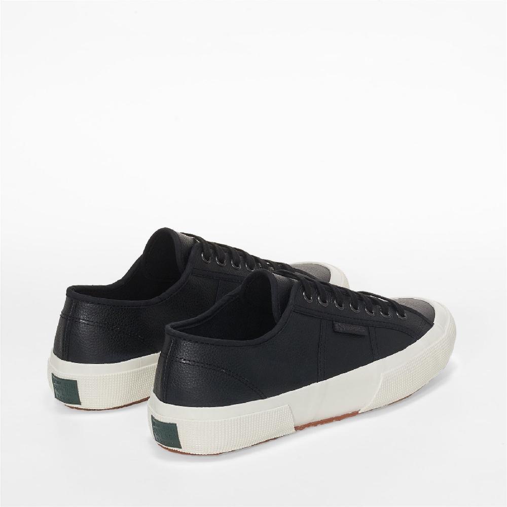 Superga 2750 OG LEATHERBLACK-F AVORIO-BLACK Only for today