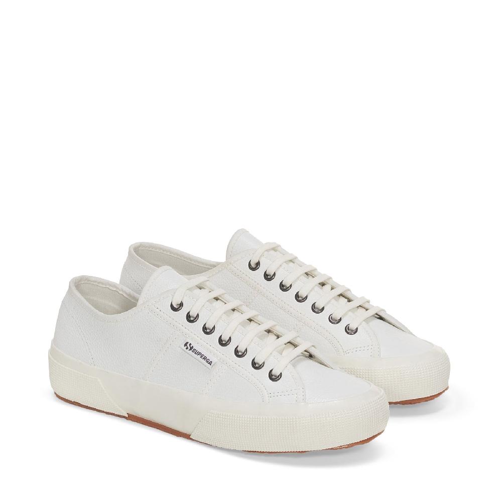 Superga 2750 OG LEATHERWHITE-WHITE AVORIO Acquista Ora