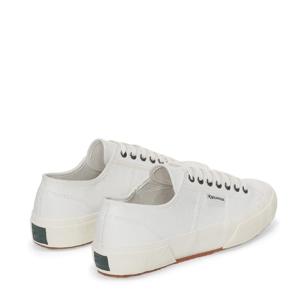 Superga 2750 OG LEATHERWHITE-WHITE AVORIO Acquista Ora