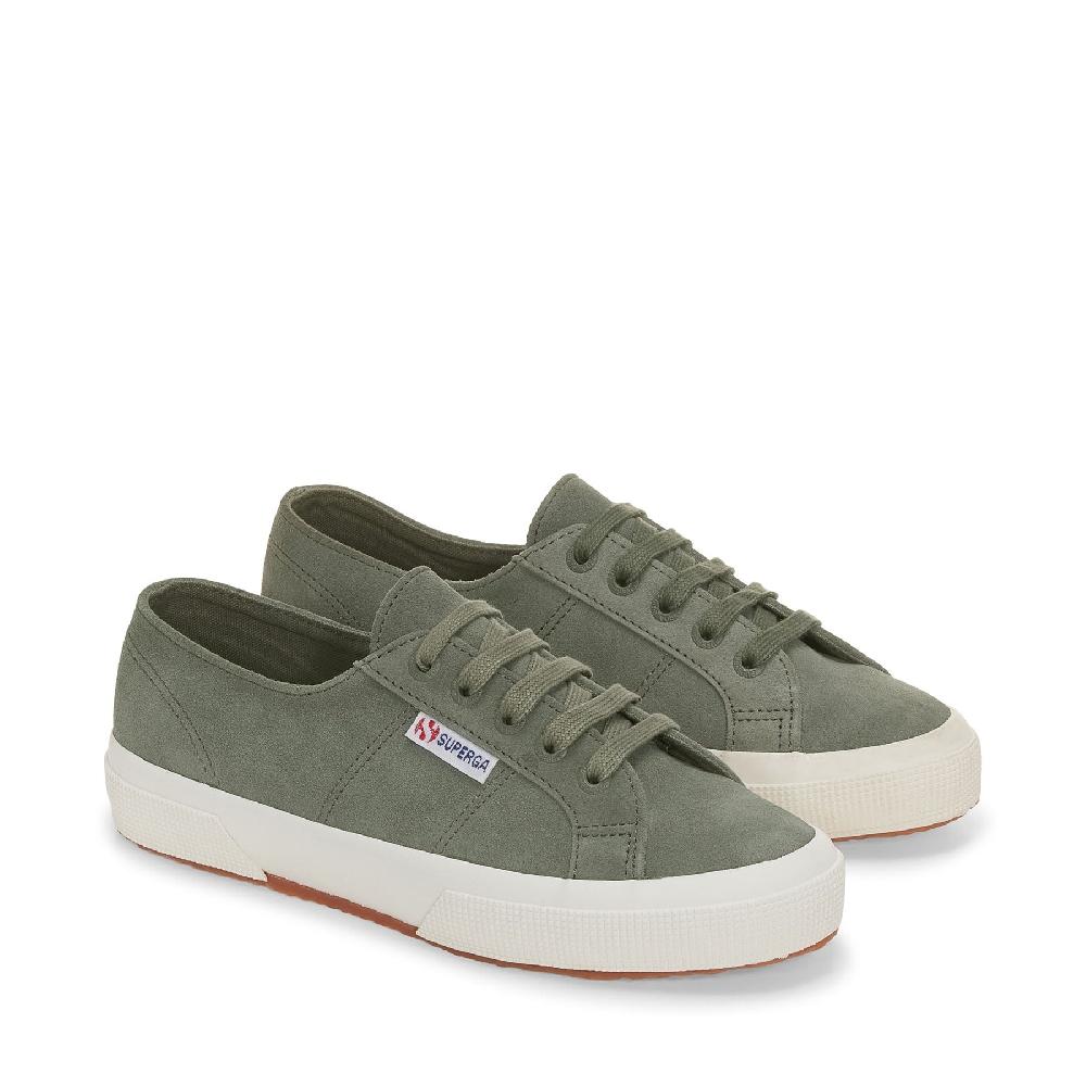 Superga 2750 SUEDEGREY GREENISH-FAVORIO Prezzo Ridotto