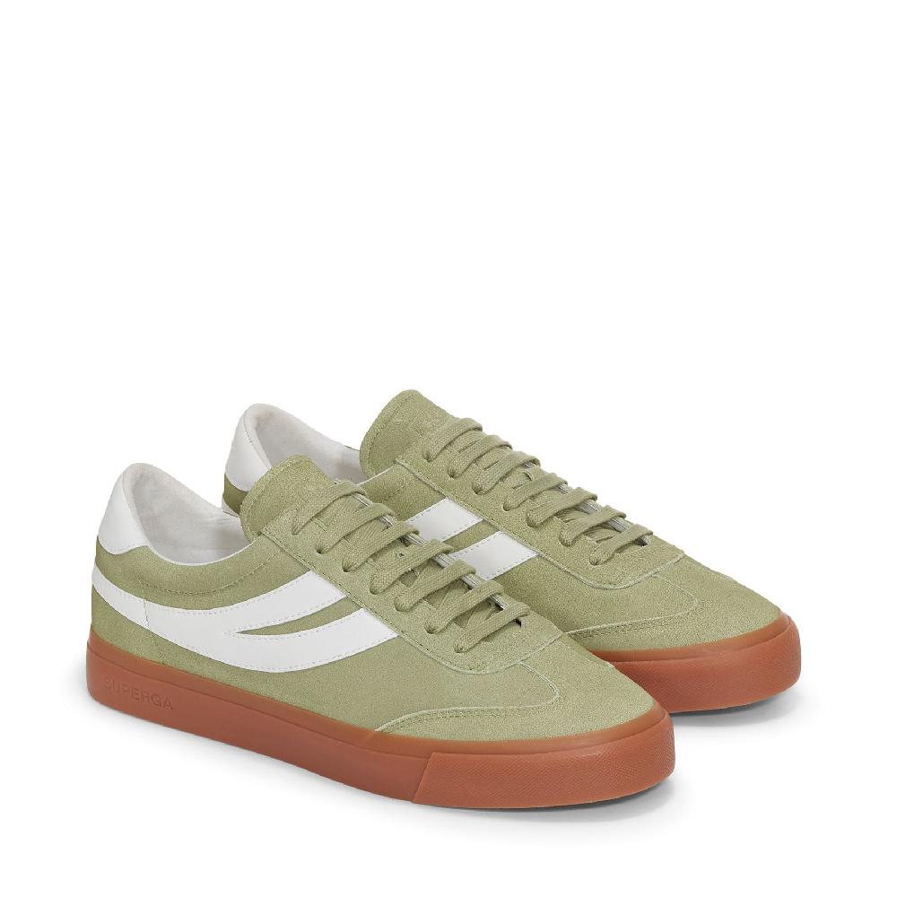 Superga 4834 CLUB S SWALLOW SUEDEGREEN SAGE-GUM Sconto