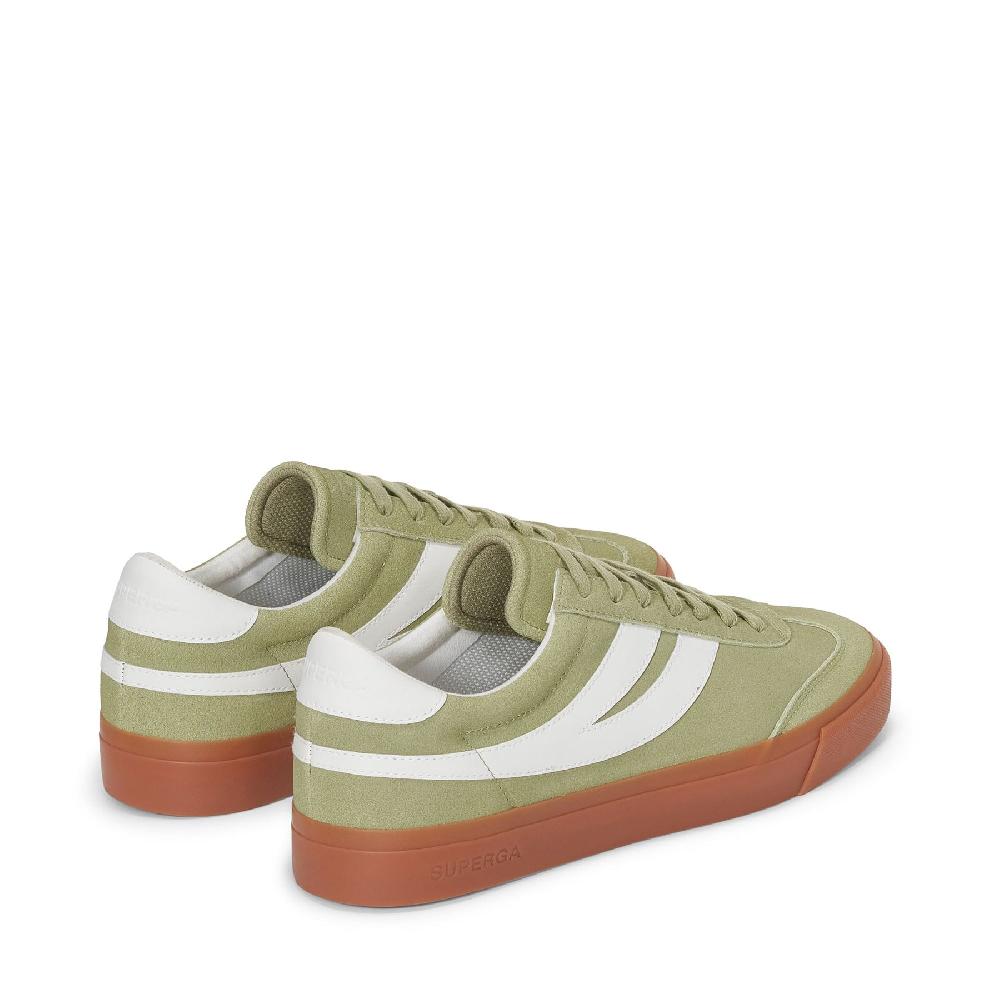 Superga 4834 CLUB S SWALLOW SUEDEGREEN SAGE-GUM Sconto