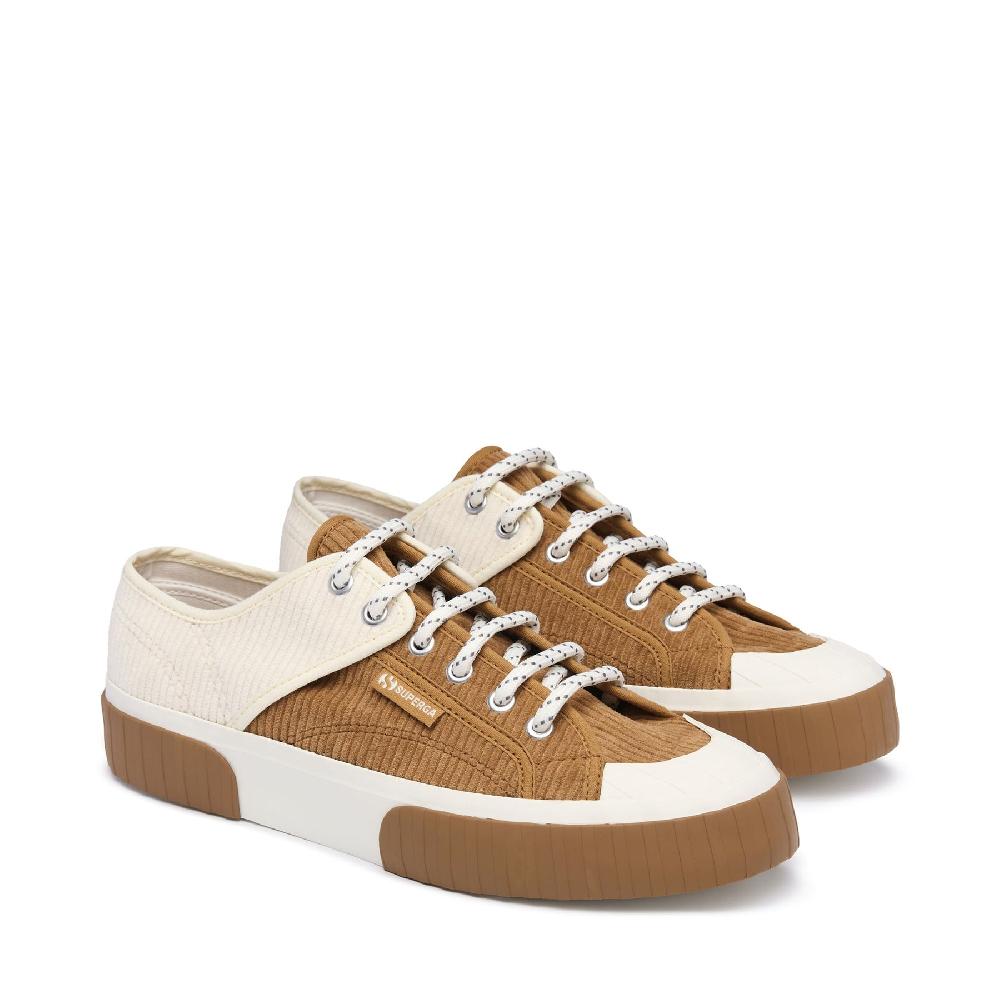 Superga 2630 PANELS CORDUROYDUON-WHITE AVORO Online