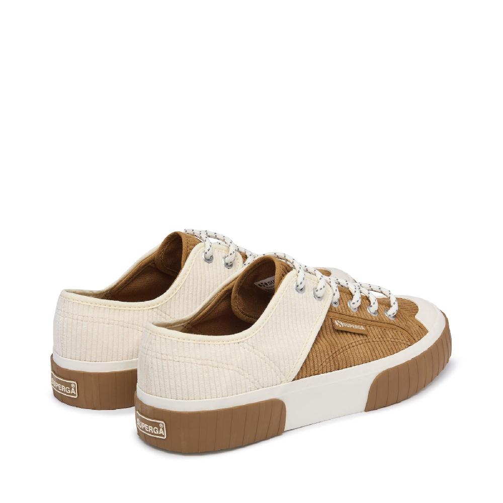 Superga 2630 PANELS CORDUROYDUON-WHITE AVORO Online