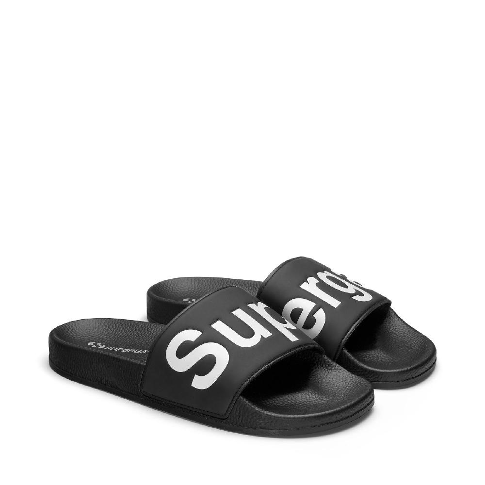 Superga 1908 SLIDES POLYSOFTBLACK-WHITE I Più Venduti