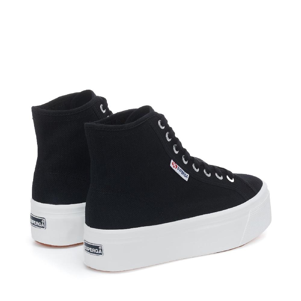Superga 2708 HI TOPBLACK-FWHITE 2025