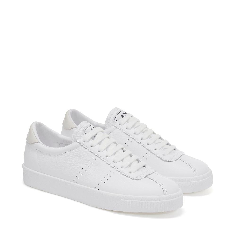 Superga 2843 CLUB S COMFORT LEATHERFULL WHITE Italy