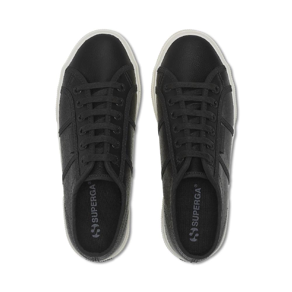 Superga 2740 PLATFORM TUMBLED LEATHERBLACK BRISTOL-FAVORIO Fino Al -60%
