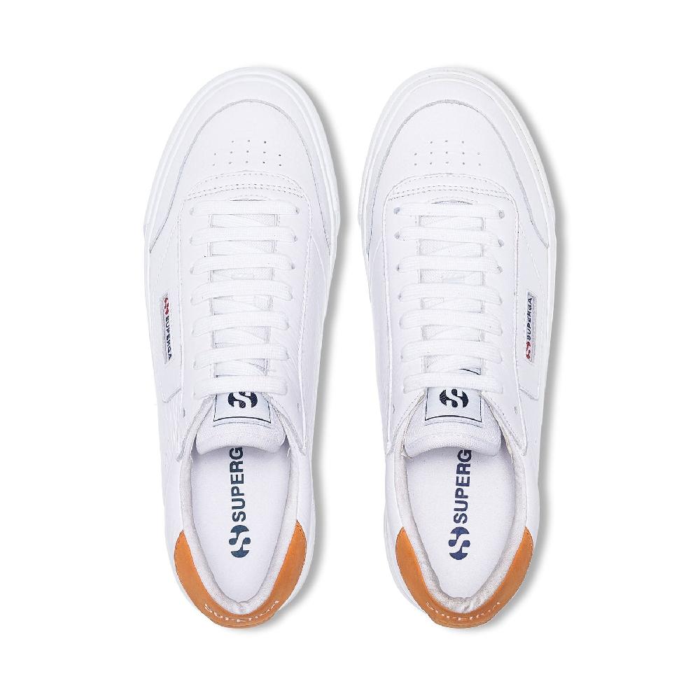 Superga 3843 COURTWHITE-ORANGE Sottocosto