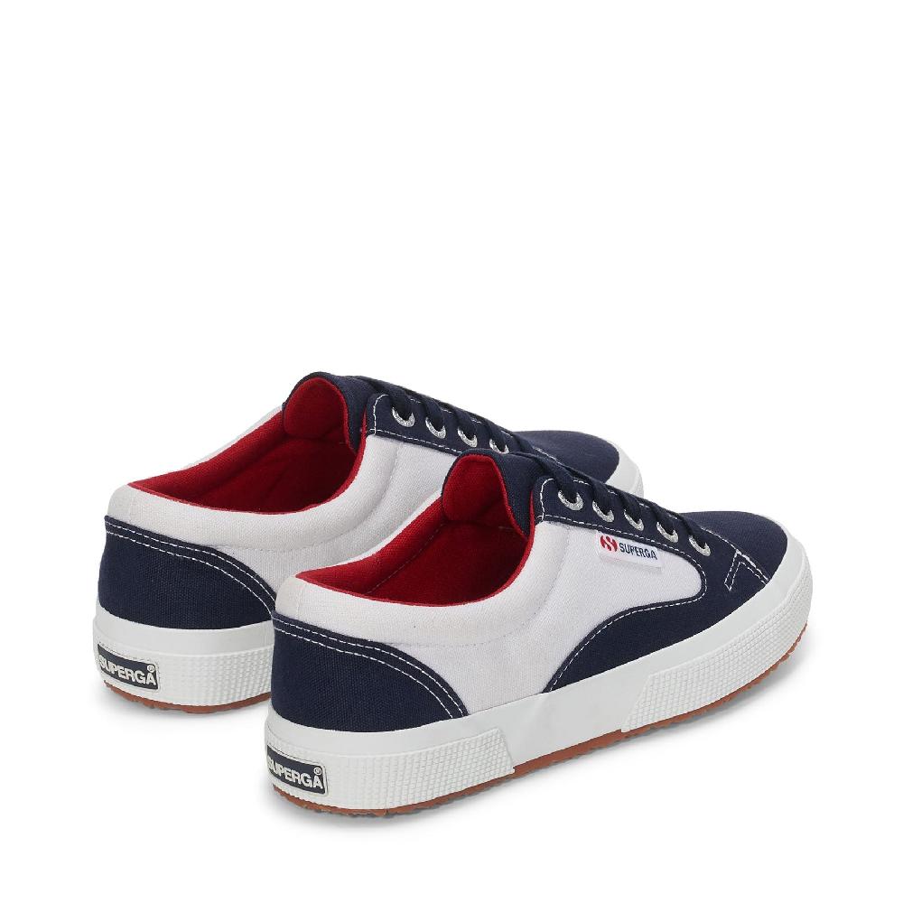 Superga 2750 BLOCKSWHITE-NAVY-RED Economico