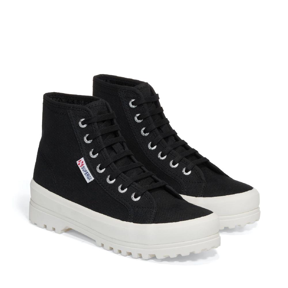 Superga 2341 ALPINABLACK-F AVORIO Saldi Di Fabbrica