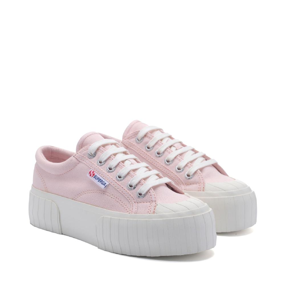 Superga 2631 STRIPE PLATFORMPINK ISH-FAVORIO Vendite Flash
