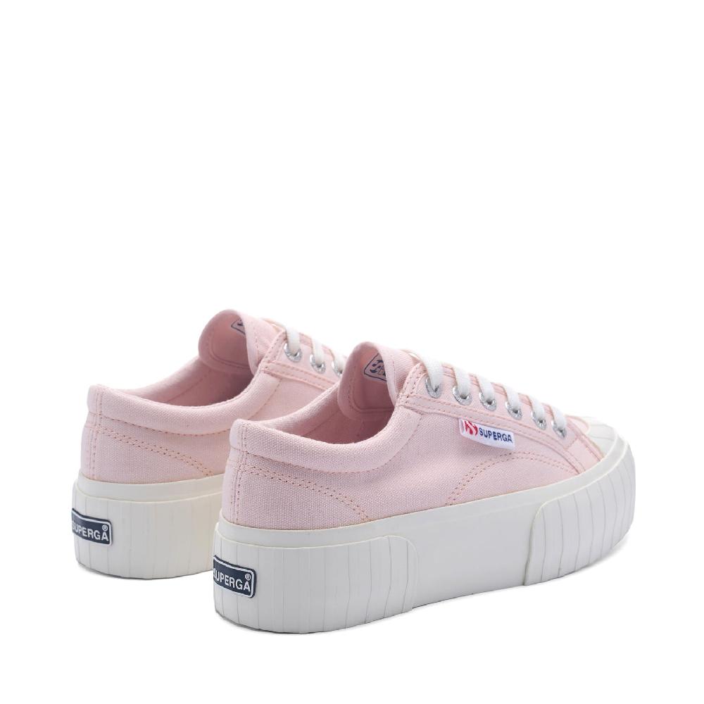 Superga 2631 STRIPE PLATFORMPINK ISH-FAVORIO Vendite Flash