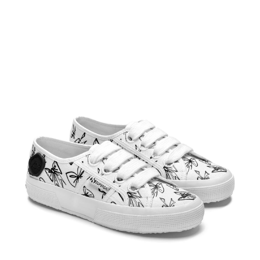 Superga 2750 PRINT BOWWHITE-BLACK 2025