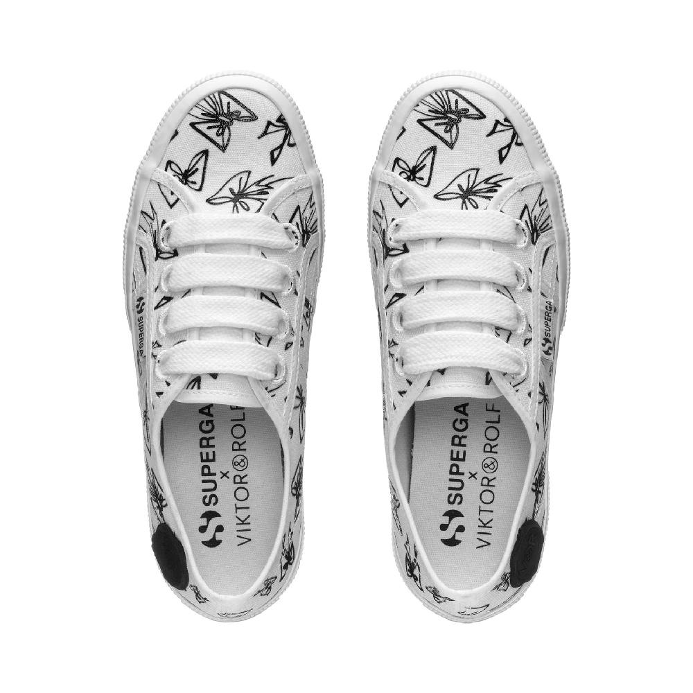 Superga 2750 PRINT BOWWHITE-BLACK 2025