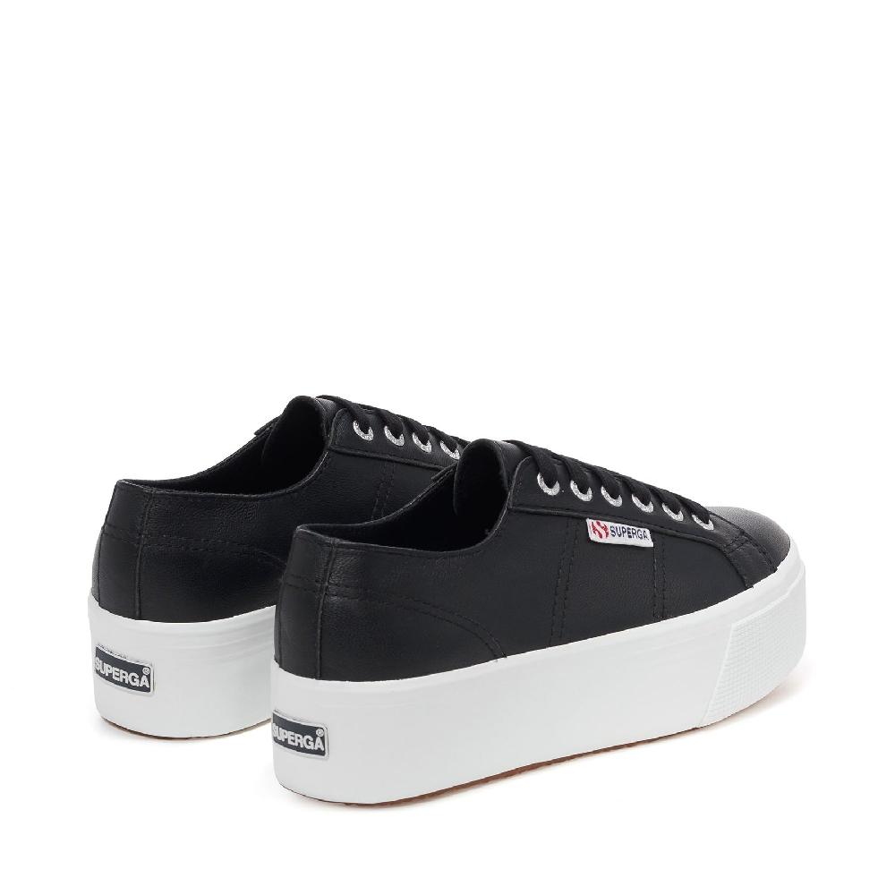 Superga 2790 NAPPABLACK-WHITE Soddisfazione Garantita