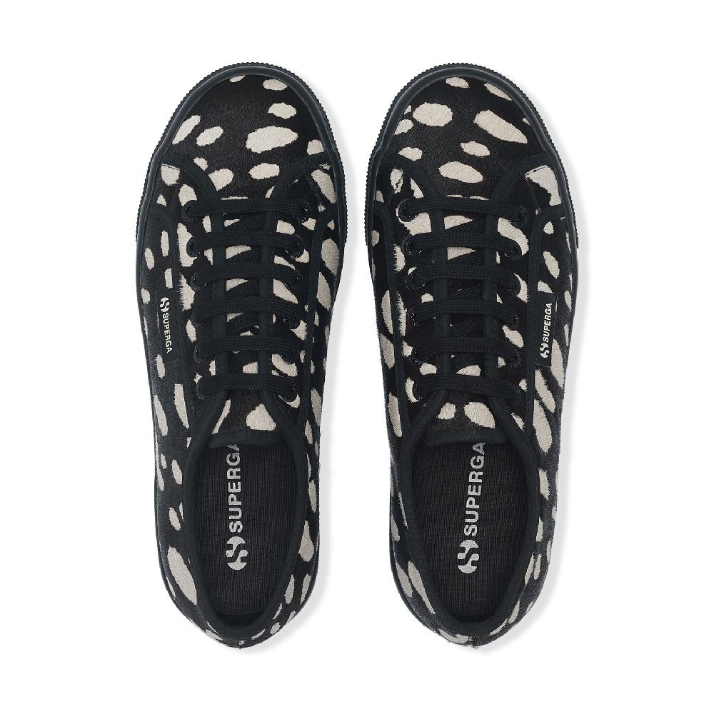 Superga 2790 DK DALMATIAN CALF HAIRBLACK-BEIGE Novità