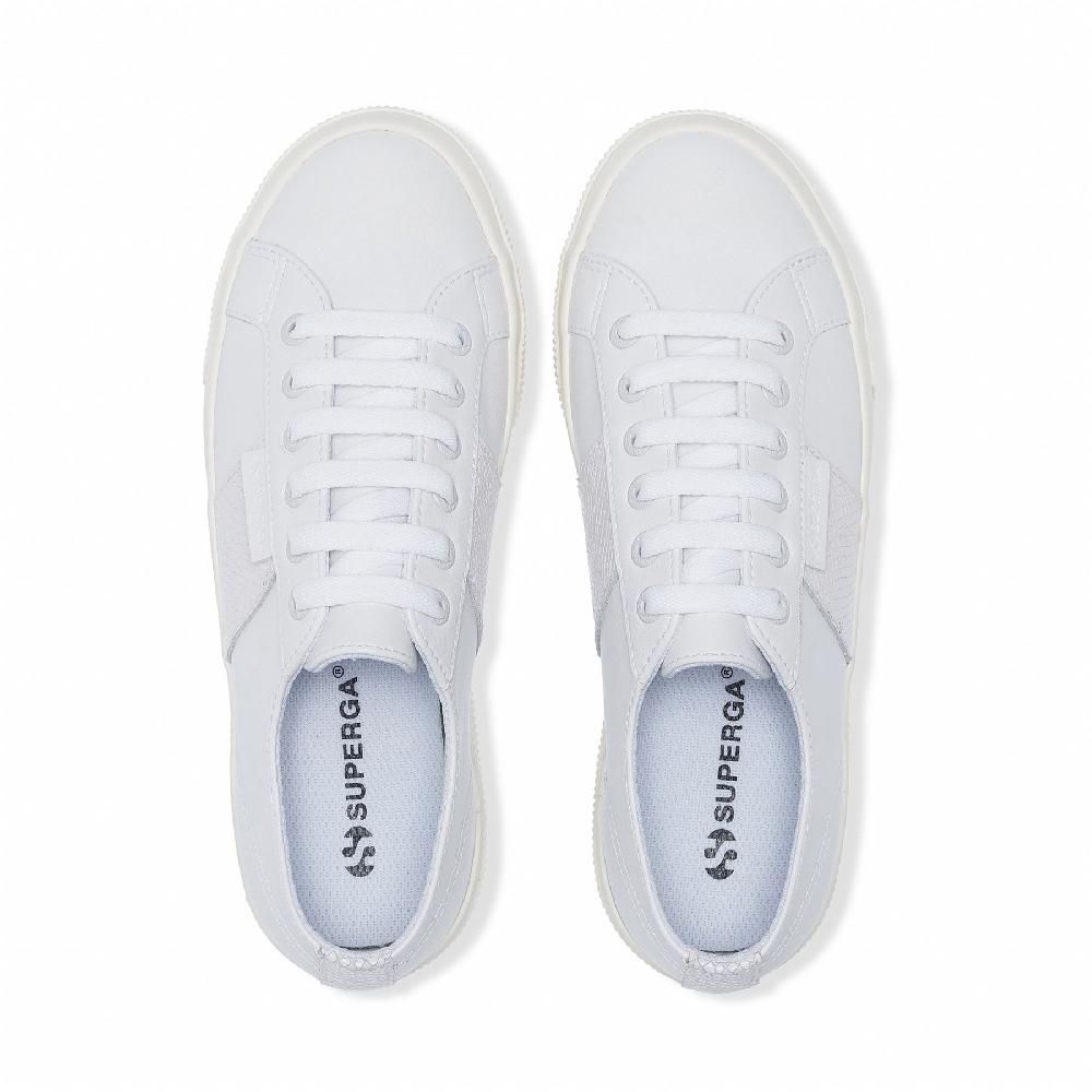 Superga 2740 PLATFORM SNAKEWHITE-SILVER-FAVORIO Vendita Calda