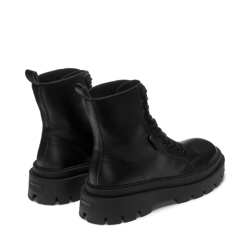 Superga 3051 ALPINA APEX HIGH VEGAN MATERIALTOTAL BLACK Promozione