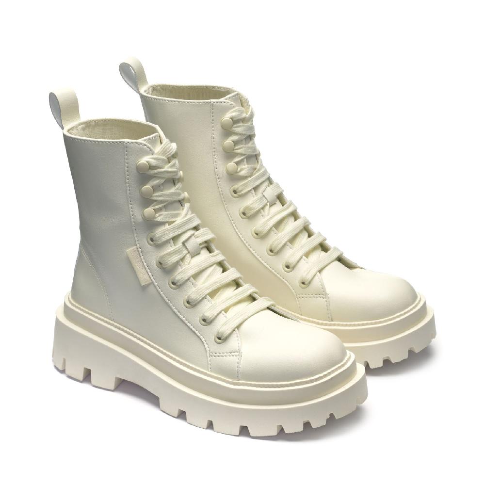 Superga 3051 ALPINA APEX HIGH VEGAN MATERIALTOTAL BEIGE NATURAL Spedizione Gratuita