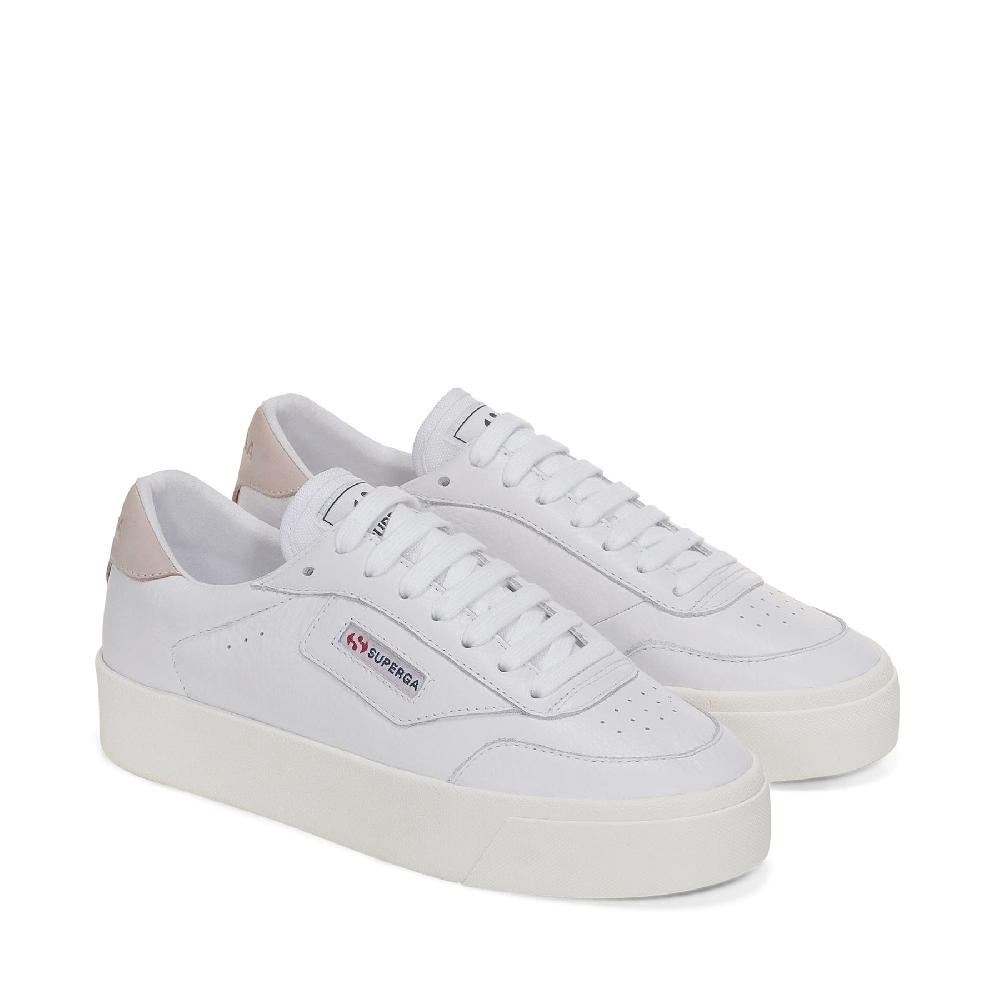 Superga 3854 COURT PLATFORMWHITE-VIOLET HUSHED-FAVORIO Qualità Garantita
