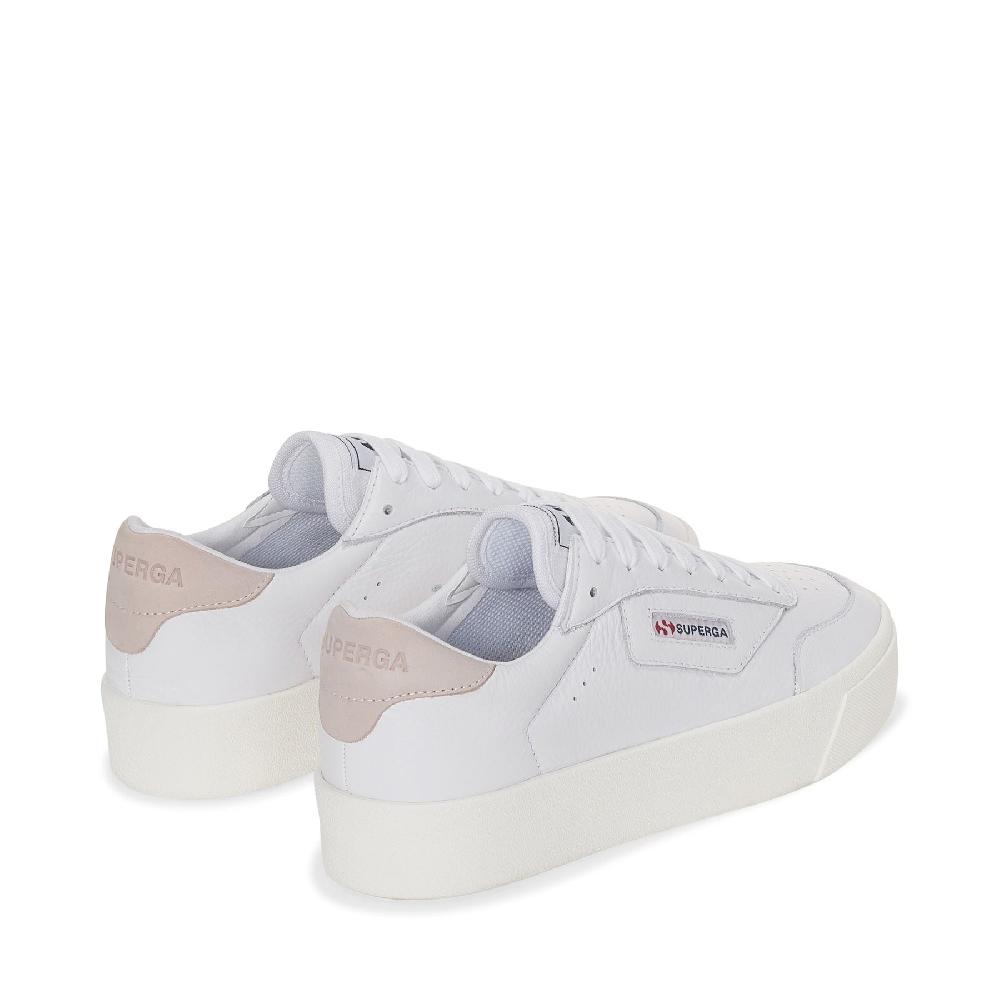 Superga 3854 COURT PLATFORMWHITE-VIOLET HUSHED-FAVORIO Qualità Garantita