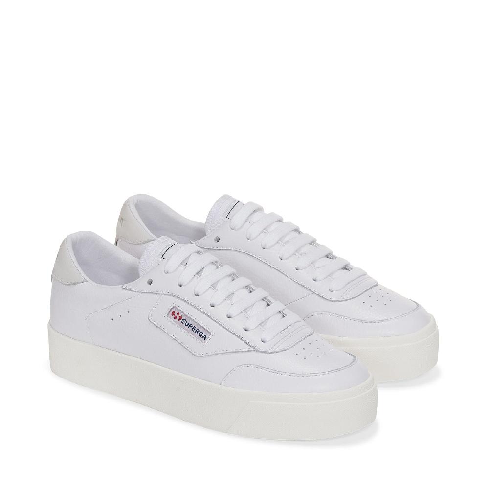 Superga 3854 COURT PLATFORMWHITE-FAVORIO Negozi Online