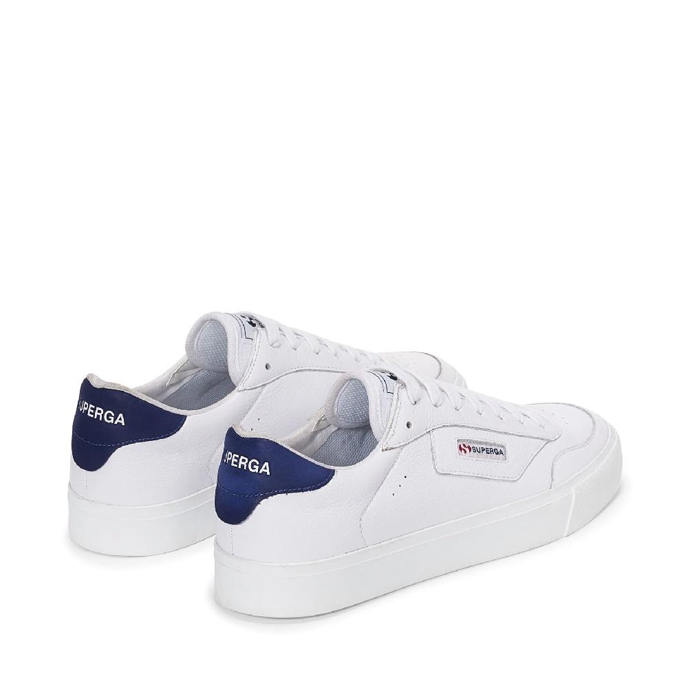 Superga 3843 COURTWHITE-BLUE SPECTRUM Fino Al -60%