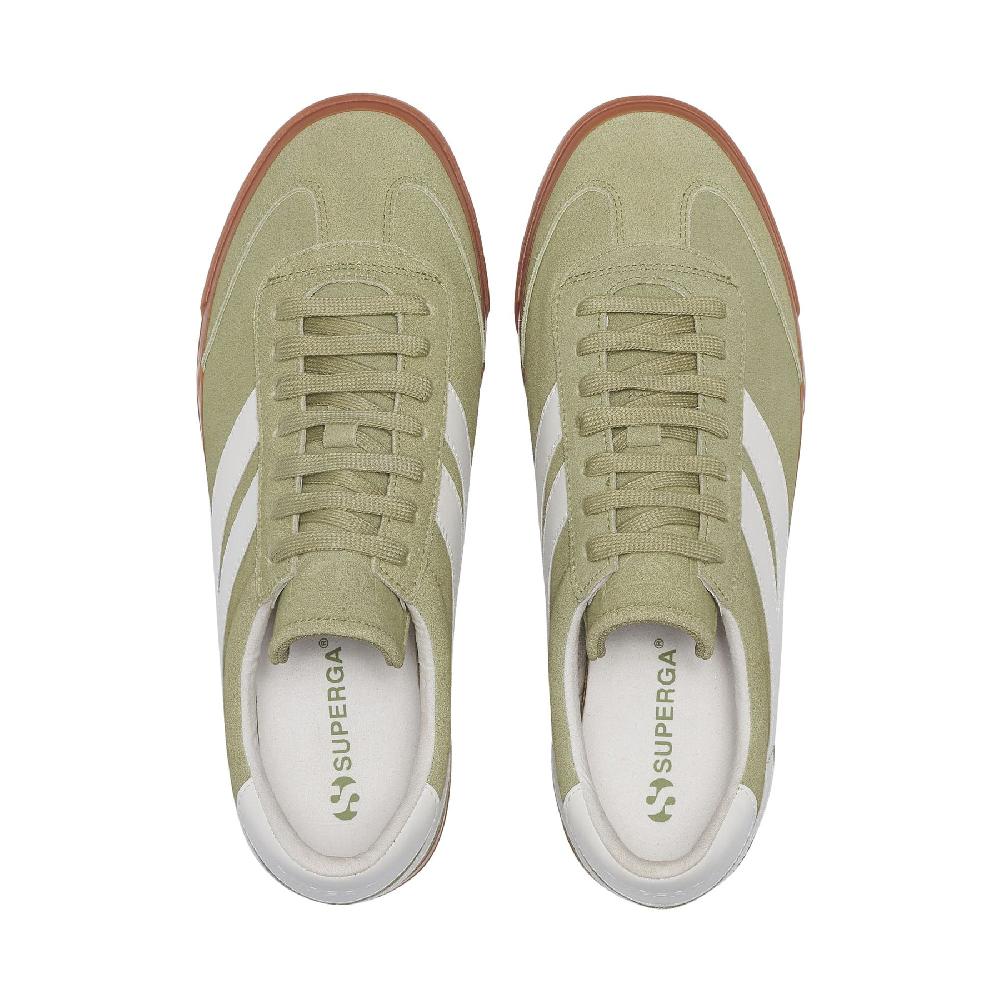 Superga 4834 CLUB S SWALLOW SUEDEGREEN SAGE-GUM Moda