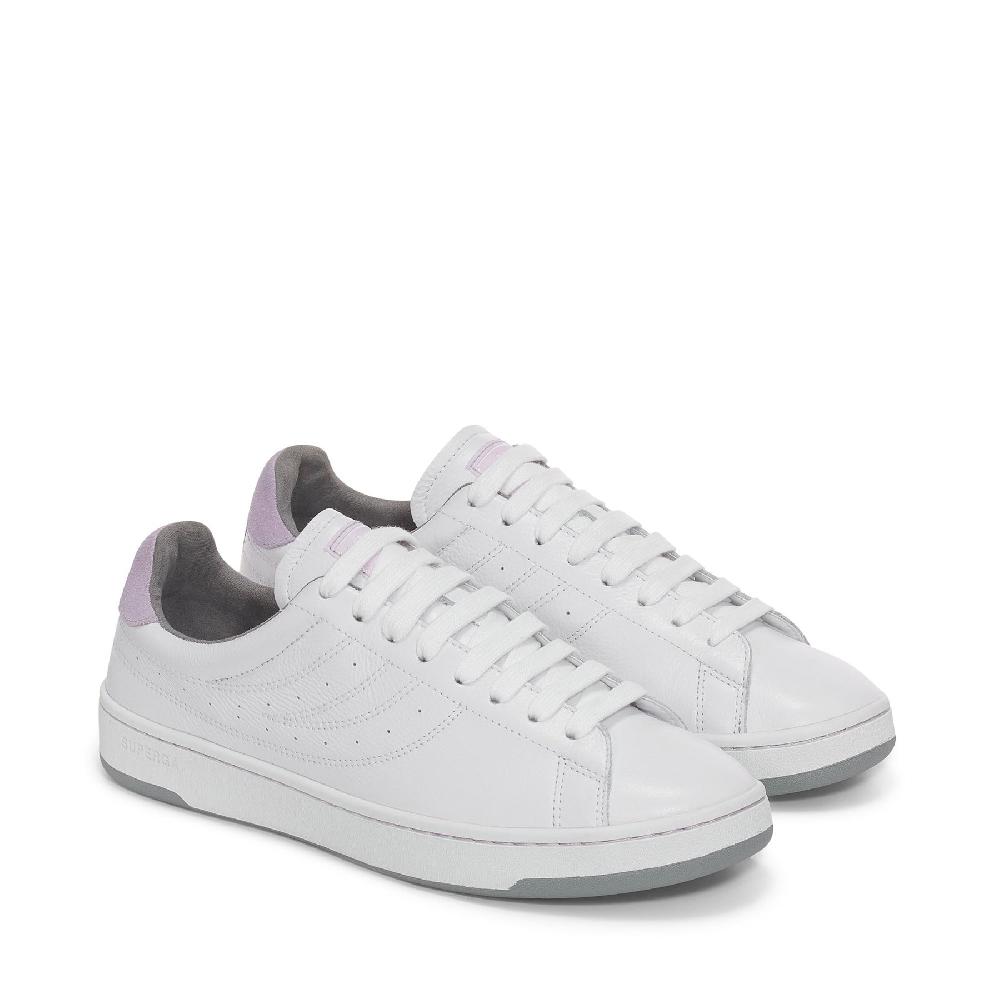 Superga 4833 LENDL MATCHWHITE-VIOLET LILLA-GREY MD Italy