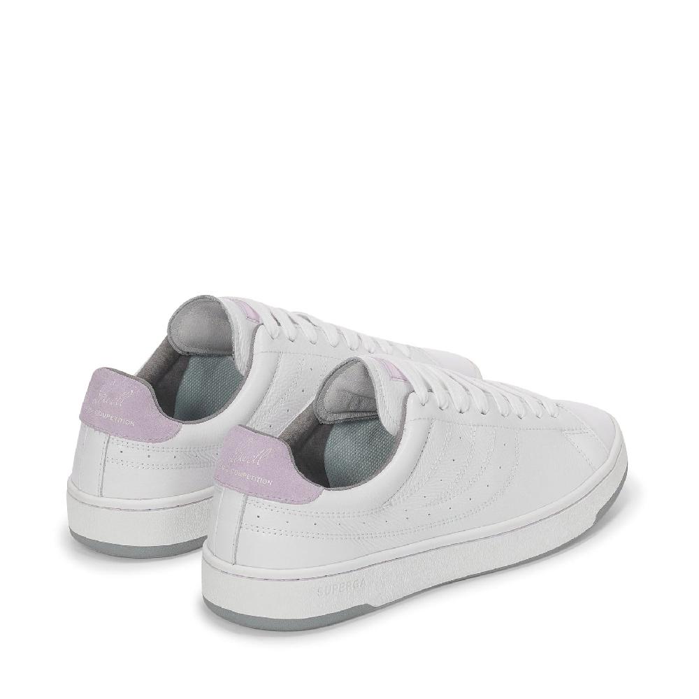 Superga 4833 LENDL MATCHWHITE-VIOLET LILLA-GREY MD Italy