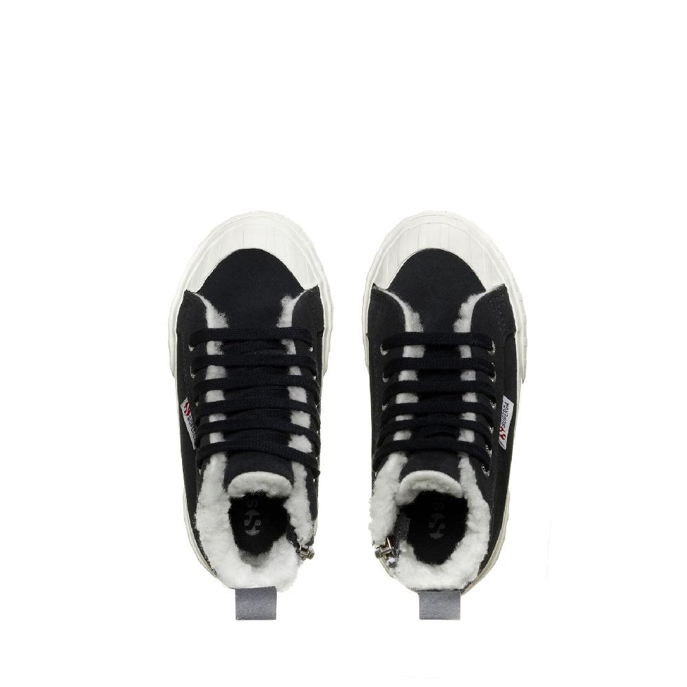 Superga 2696 KIDS STRIPE SUEDEBLUE GREY DK-FAVORIO Economico