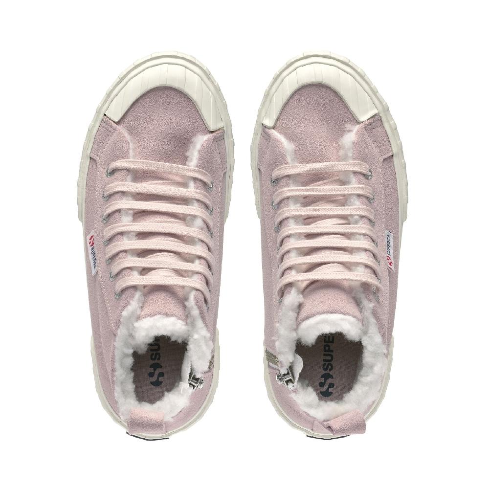Superga 2696 KIDS STRIPE SUEDEVIOLET HUSHED-FAVORIO In Vendita