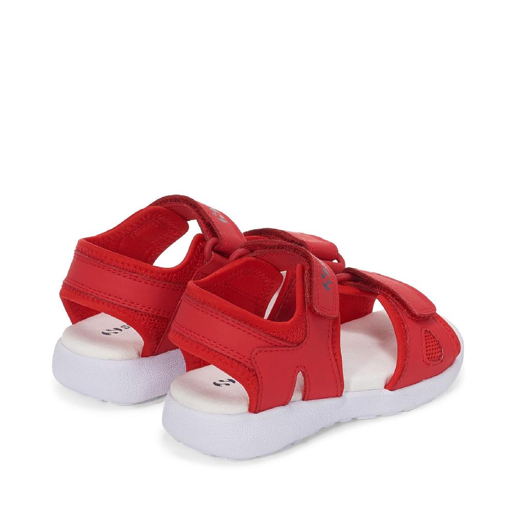 Superga 3999 KIDS SYNTHETIC MATERIALRED-WHITE Shopping Online