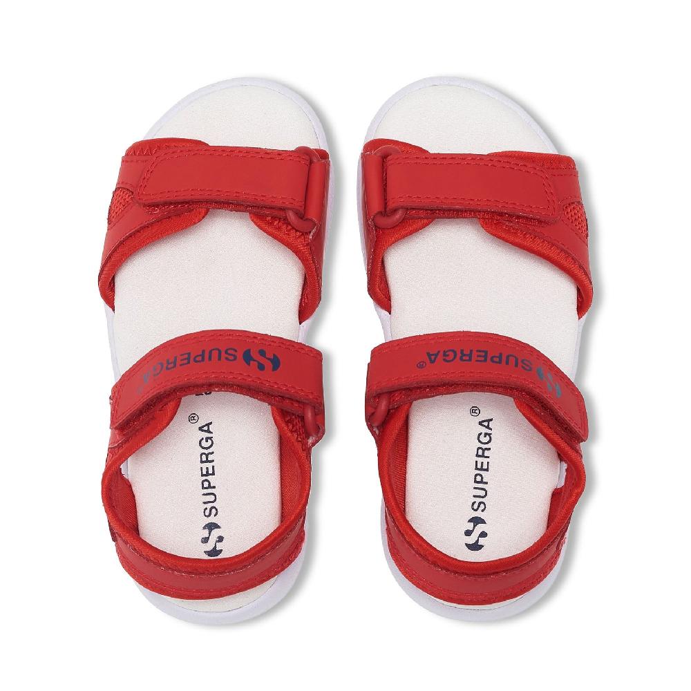 Superga 3999 KIDS SYNTHETIC MATERIALRED-WHITE Shopping Online