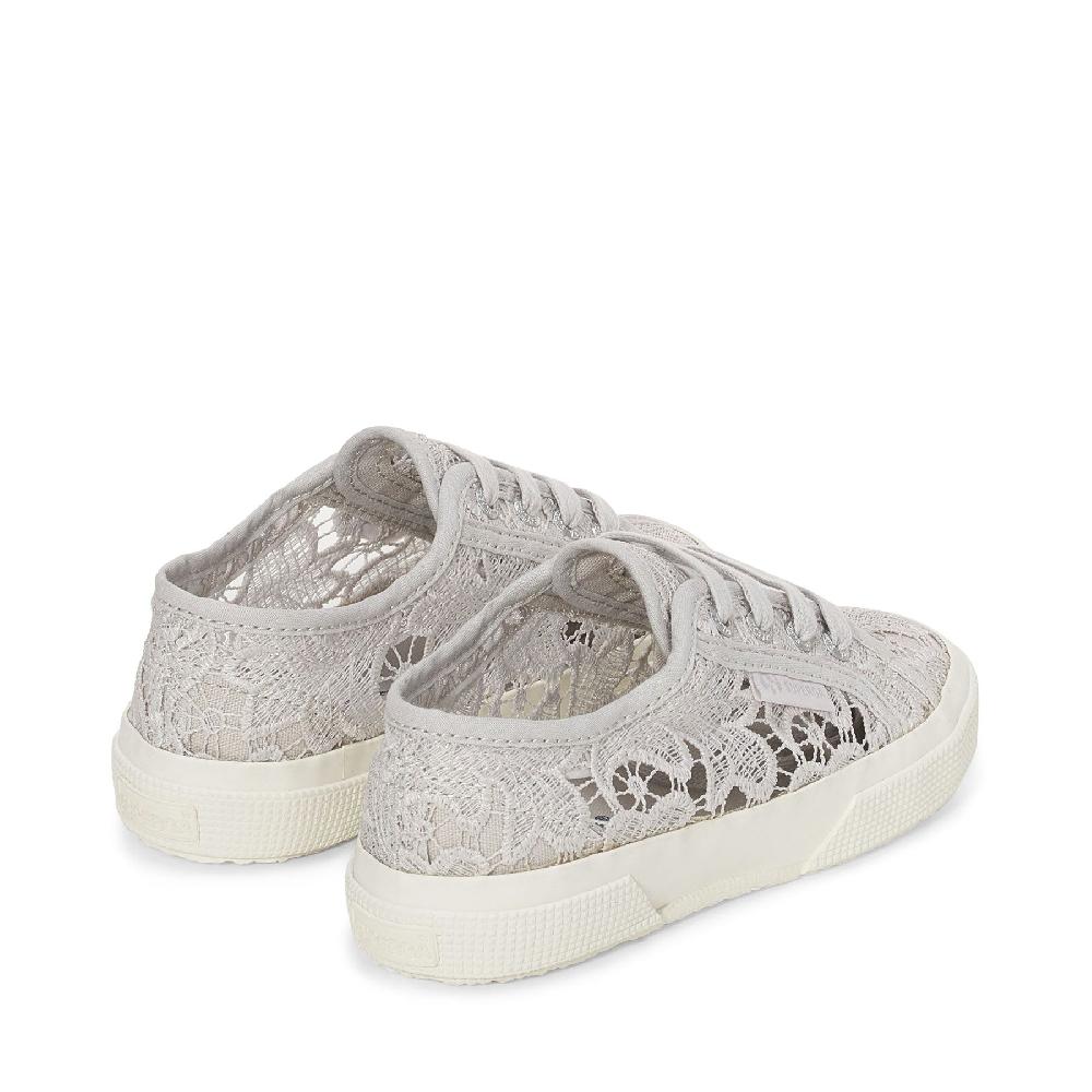 Superga 2750 KIDS MACRAMEGREY SILVER-FAVORIO Saldi Di Fabbrica