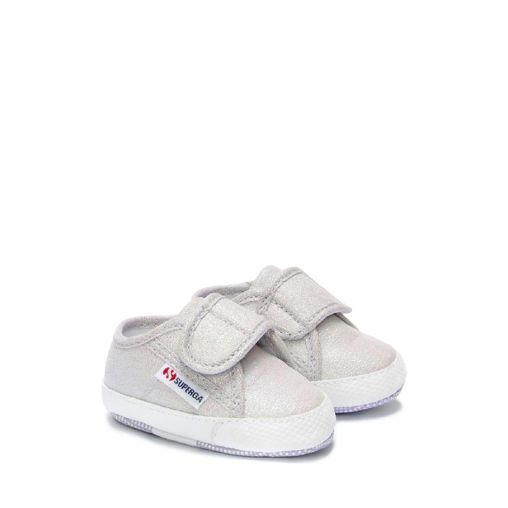 Superga 4006 BABY STRAP LAMEPASTEL LILLA IRIDESCENT Qualità Garantita