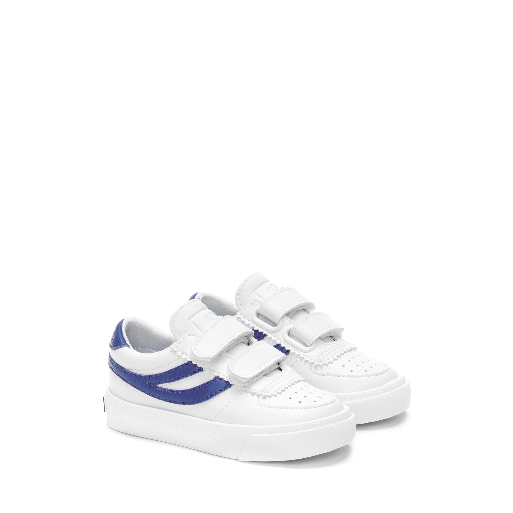 Superga 2846 KIDS SEATTLE STRAPS VEGAN MATERIALWHITE-BLUE ROYAL Acquista Ora