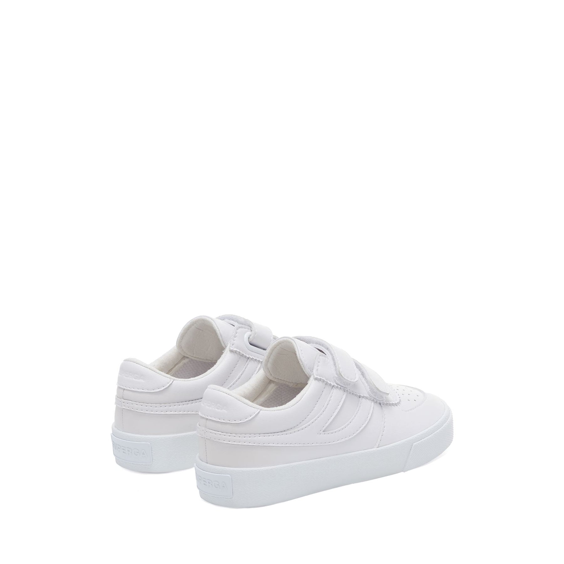 Superga 2846 KIDS SEATTLE STRAPS VEGAN MATERIALTOTAL WHITE Consegna Veloce