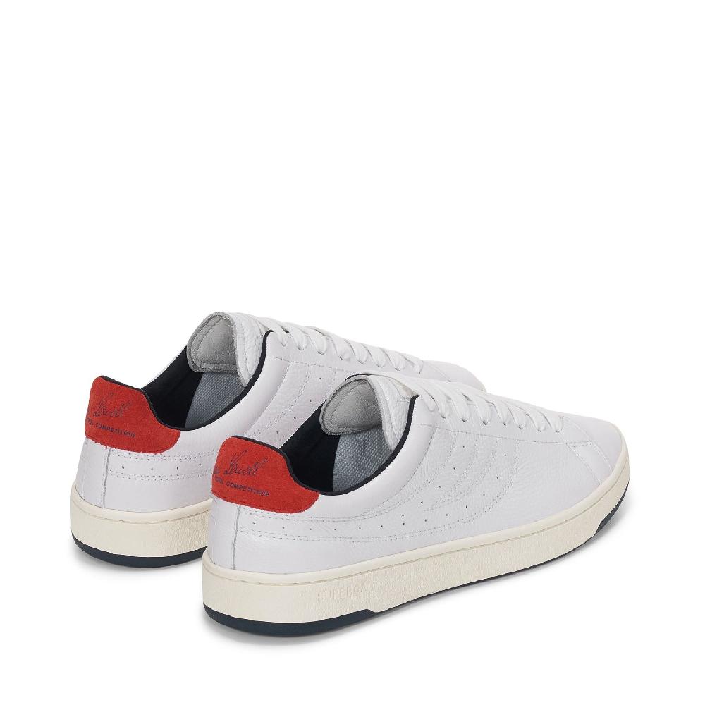 Superga 4833 LENDL MATCHWHITE-NAVY-RED Vendite Flash