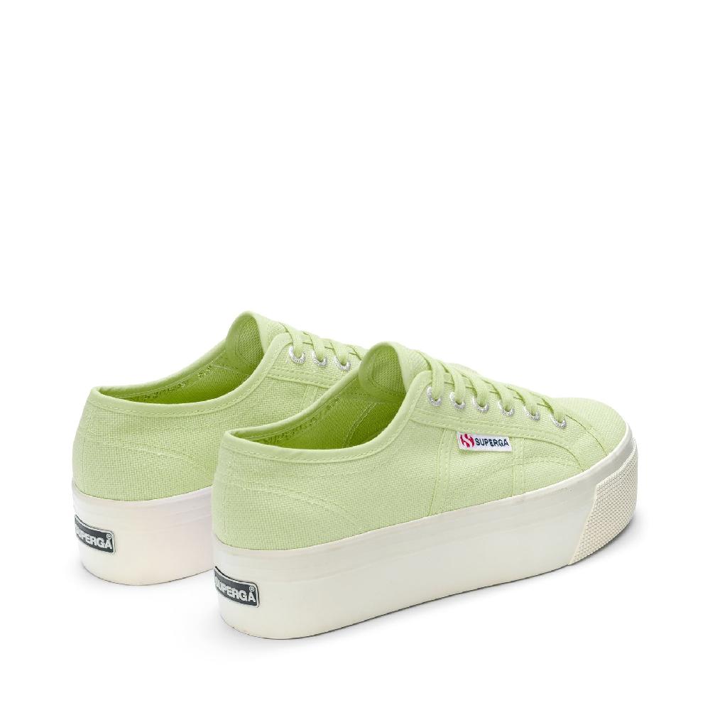 Superga 2790 PLATFORMGREEN PRIMROSE-F AVORIO Prezzo Ridotto