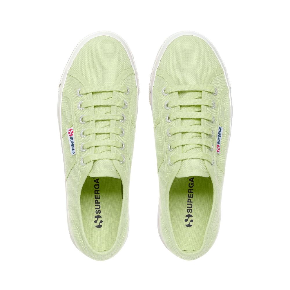 Superga 2790 PLATFORMGREEN PRIMROSE-F AVORIO Prezzo Ridotto