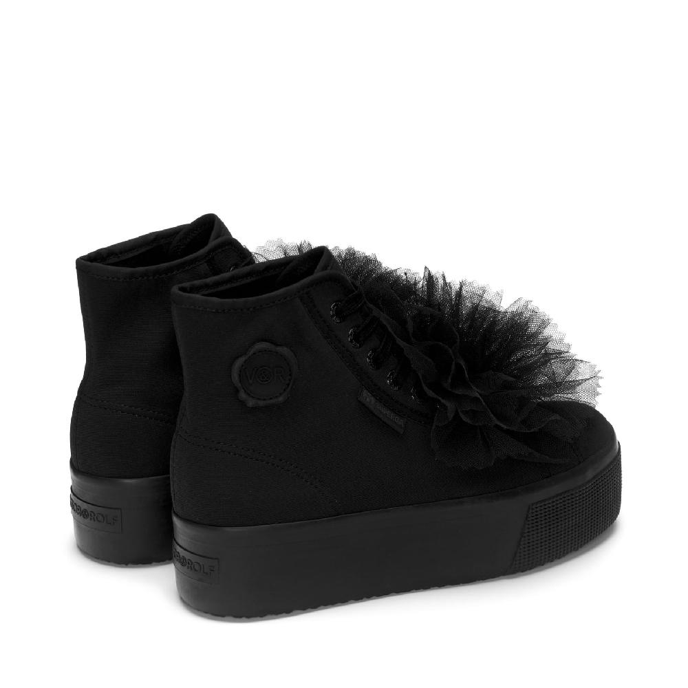 Superga 2708 HI TOP COCKADETOTAL BLACK 2025