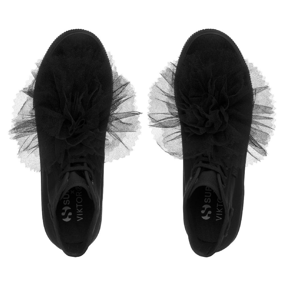 Superga 2708 HI TOP COCKADETOTAL BLACK 2025