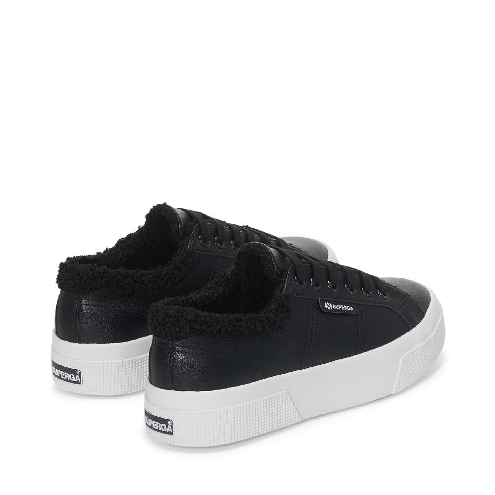 Superga 2740 PLATFORM VEGAN MATERIALBLACK Nuovo