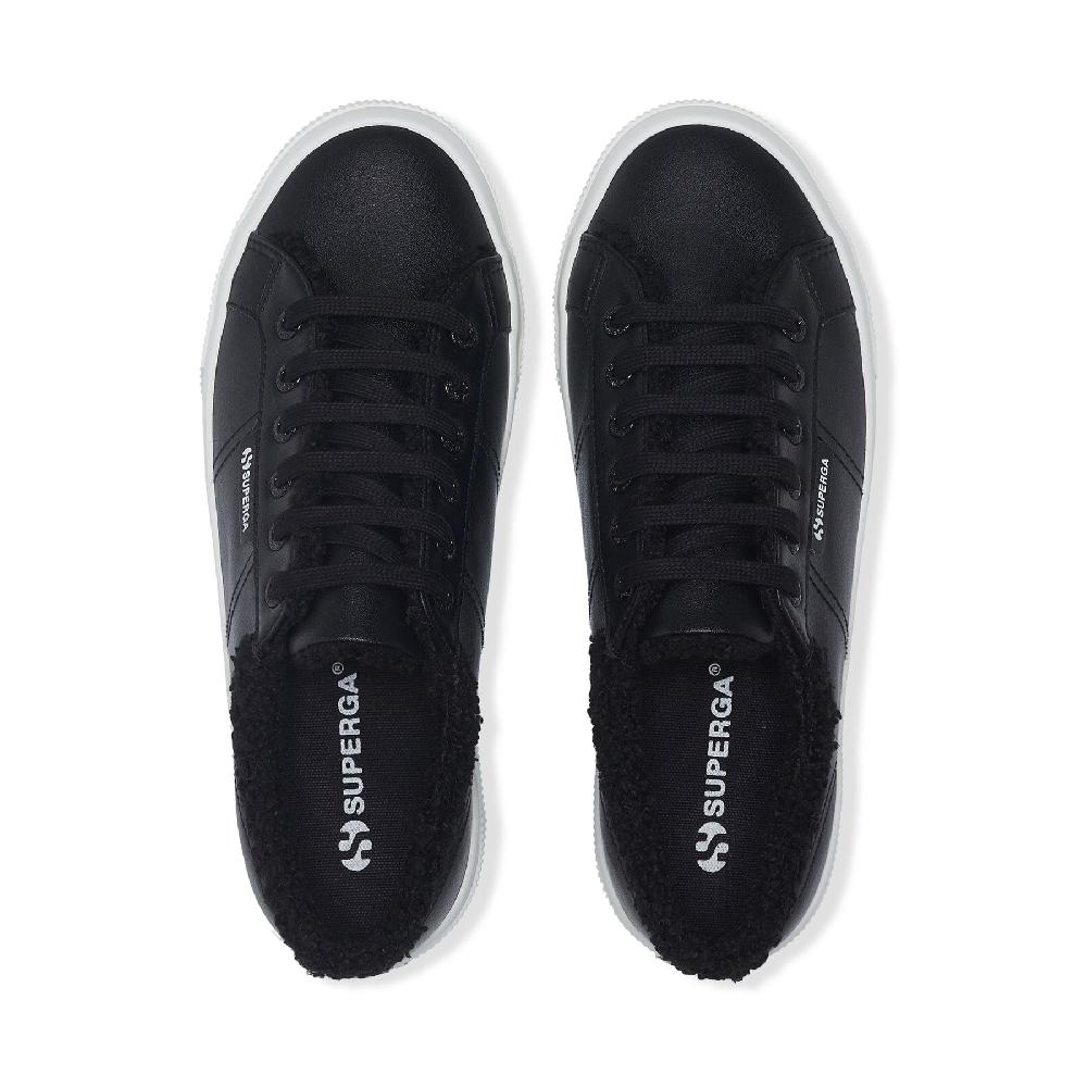 Superga 2740 PLATFORM VEGAN MATERIALBLACK Nuovo