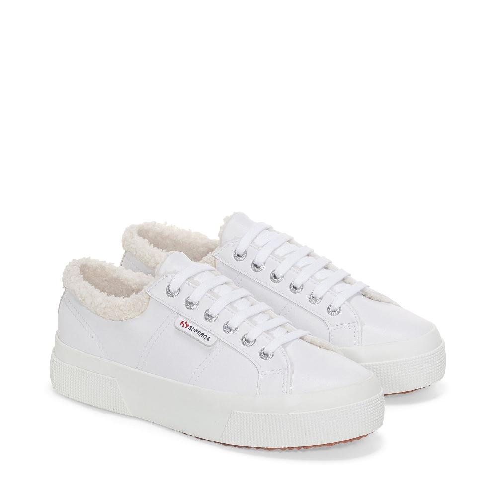 Superga 2740 PLATFORM VEGAN MATERIALWHITE ICE Qualità