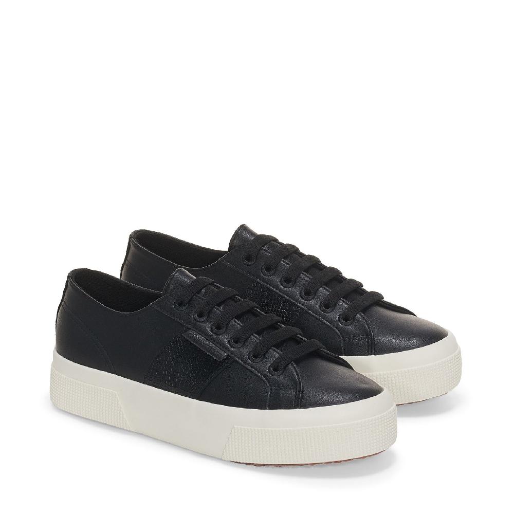 Superga 2740 PLATFORM SNAKEBLACK-FAVORIO Spedizione Gratuita
